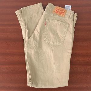 Men’s 513 Levi’s tan mom jeans